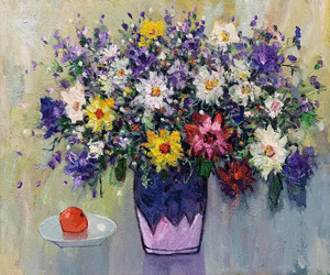 Tĩnh vật hoa và quả 01