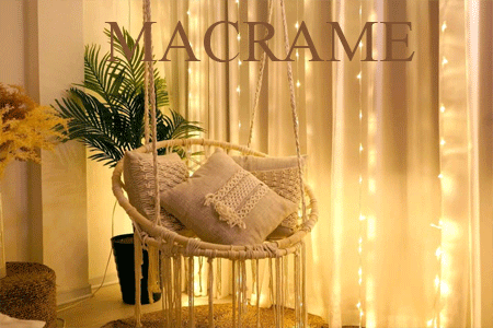 GHÊ MACRAME thơ mộng & lãng mạn