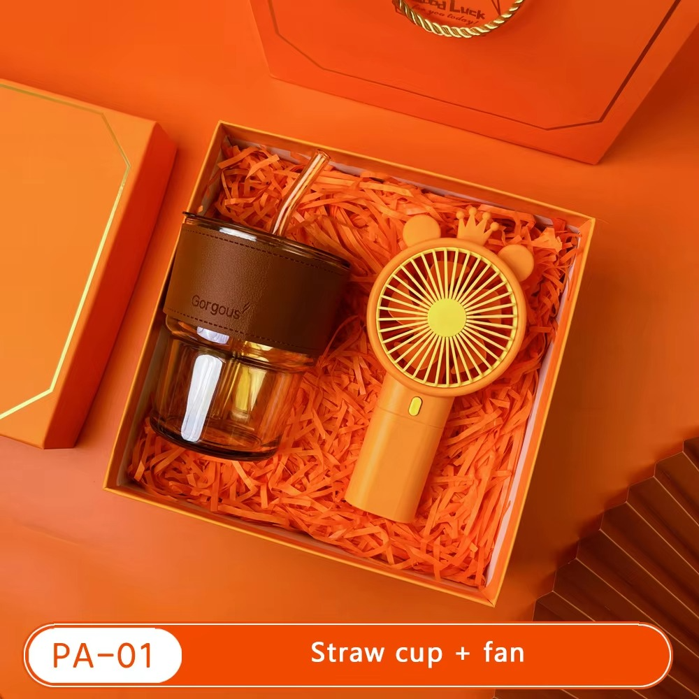 Bộ quà tặng doanh nghiệp màu cam rực rỡ nhiều option để lựa chọn