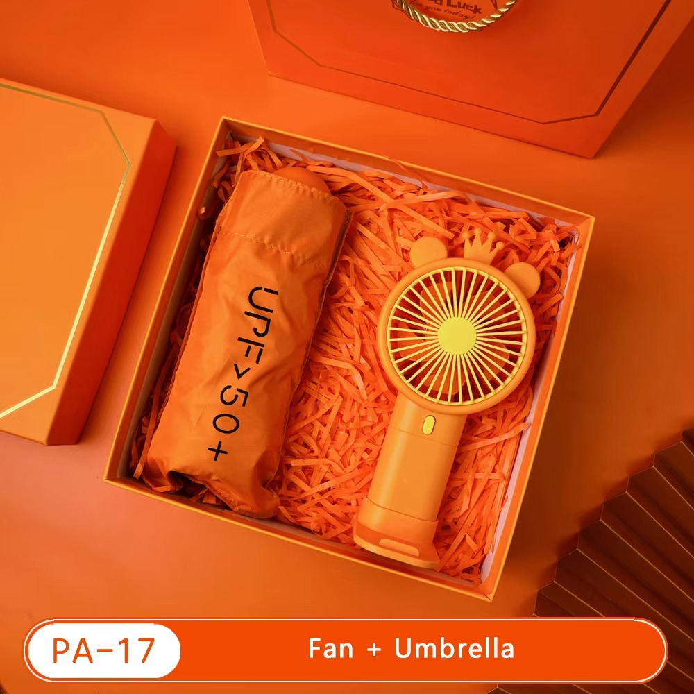 Bộ quà tặng doanh nghiệp màu cam rực rỡ nhiều option để lựa chọn