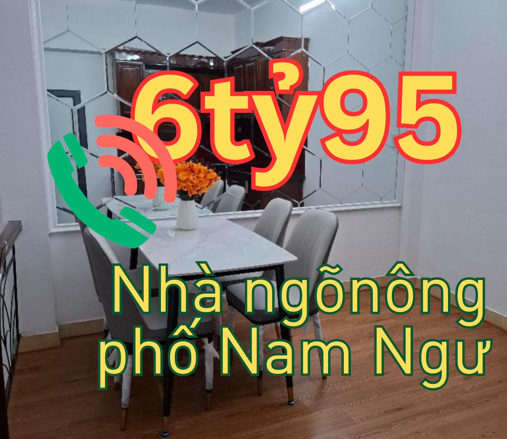 NHÀ 5 TẦNG NGÕ PHỐ NAM NGƯ - MỚI ĐẸP - GIÁ 6 TỶ 950